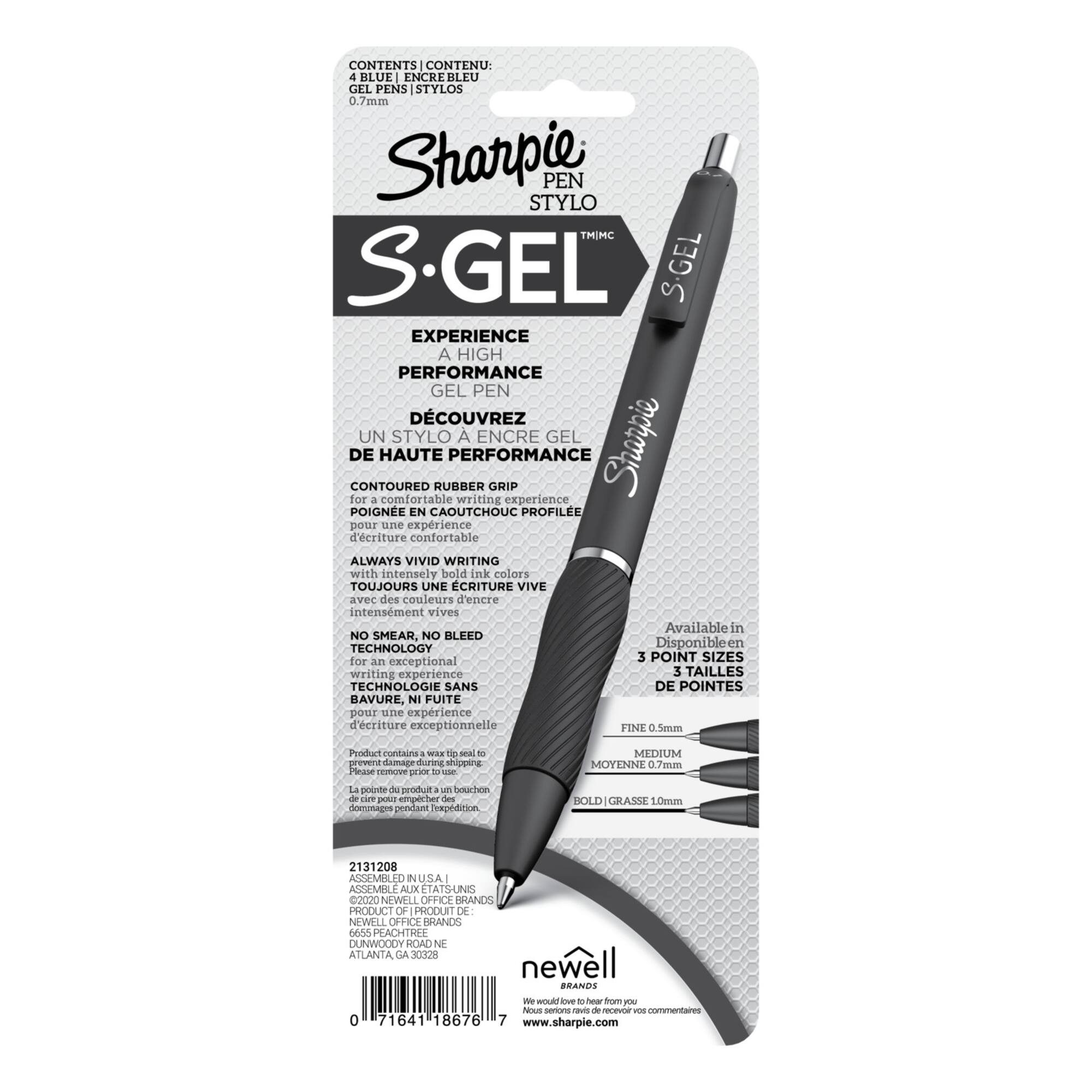 Sharpie® S Gel™ Blue Ink Pen Set